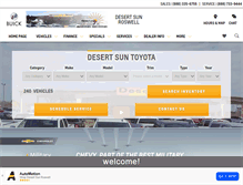 Tablet Screenshot of desertsunmotorsroswell.com